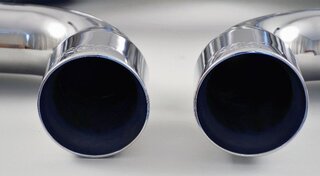Exhaust System 997 GT3 "Brombacher"  (Sound Version) 200 Cell Sport Cats, Dual 2x90mm Center Exit