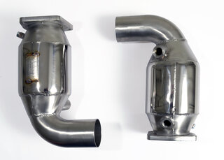 Sport Catalytic Set 997.2 Turbo / Turbo S - 200 Cell HD Tri-Metallic - For Original Exhaust