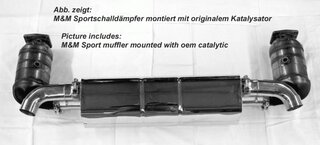 Silencieux 997.2 turbo  version TÜV