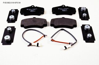 Brake service kit front (no Discs!) 997-1 C2S 05-08