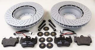 Brake service kit rear 997-2 C2S/ GTS/ GTS4