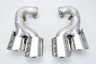 Exhaust Tip Set 957 Cayenne Turbo - Brombacher Edition - Quad Oval - Polished Stainless Steel
