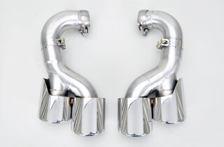 Exhaust Tip Set 957 Cayenne Turbo - Brombacher Edition - Quad Oval - Polished Stainless Steel