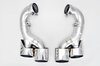 Exhaust Tip Set 957 Cayenne Turbo - Brombacher Edition - Quad Oval - Polished Stainless Steel