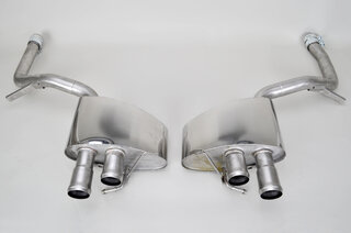 Secondary Sport Muffler Set Panamera / Panamera 4 (V6) - Brombacher Edition - For FVD Exhaust Tips