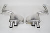 Secondary Sport Muffler Set Panamera / Panamera 4 (V6) - Brombacher Edition - For FVD Exhaust Tips