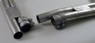 Vorschalldämpfer "Brombacher " Edelstahl Panamera S, nur für OE-Endschalldämpfer