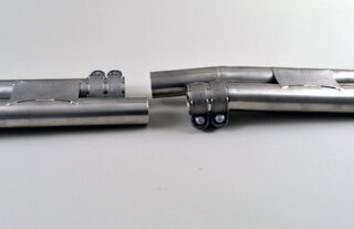 Vorschalldämpfer "Brombacher " Edelstahl Panamera S, nur für OE-Endschalldämpfer