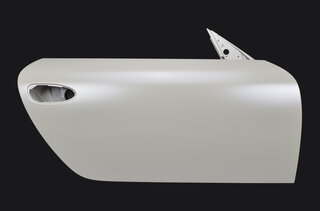 Bare door right 997TT/GT2/GT3 in white/ prime coated aluminium (I599)