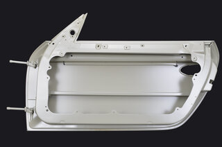 Bare door right 997TT/GT2/GT3 in white/ prime coated aluminium (I599)