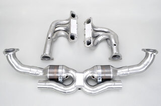 Long Tube Sport Header and Cat Set 997.2 - Brombacher Edition - With 200 Cell HD Sport Catalytics