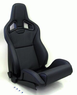 Sportster CS Recaro  Leder Schwarz , Fahrersitz mit Sitzheizung