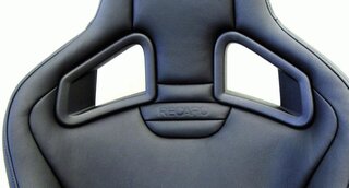 Sportster CS Recaro  Leder Schwarz , Fahrersitz mit Sitzheizung