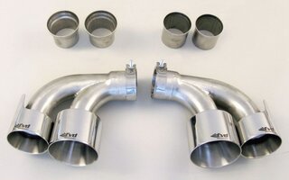 997.1 TT end tips to mount OEM 997.2TT rear bumper for BES sound switch systems