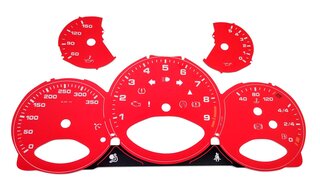 Gauge Faces guards red 997 GT3 manual Km/h