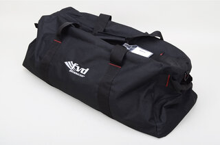 Brombacher Exclusiv Cover 996/997 ohne Heckspoiler Schwarz, Naht orange mit  FVD-Logo und Tasche