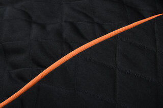 Brombacher Exclusiv Cover 996/997 ohne Heckspoiler Schwarz, Naht orange mit  FVD-Logo und Tasche