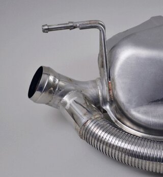 Valved Performance Muffler 957 Cayenne Turbo / Turbo S - Street / Race Sound