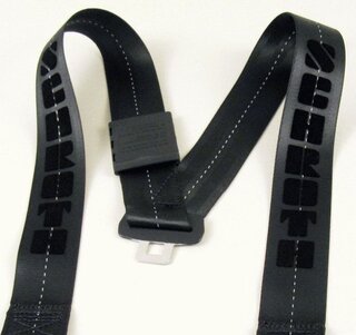 Schroth 4 Punkt Gurt  Rally ASM schwarz/schwarz links