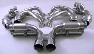 Klappen Abgasanlage "Brombacher"  Super Sound 997 GT3/RS inkl. Endrohre 2x90mm