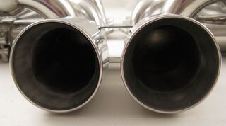 Klappen Abgasanlage "Brombacher"  Super Sound 997 GT3/RS inkl. Endrohre 2x90mm