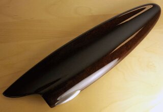 Cover Door dark wood right