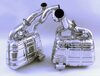 Jeu silencieux à clapets "Brombacher" 997-2 "Speedster" 2011  inox