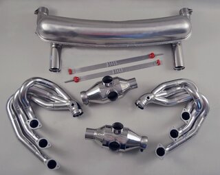 Brombacher Exhaust System 911 1974-83 - Sport - With Heat - 100 Cell Cats - Not US SC 80-83