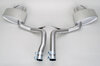 Secondary Sport Muffler Set Panamera / Panamera 4S - Brombacher Edition - For OEM Clamp-on Tips