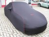 Brombacher Exclusiv Cover 996/997 Ohne Heckspolier ,Schwarz, Naht Rot mit Tasche und Logo FVD