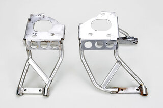 Halter Set für 996 GT3 Abgasanlage