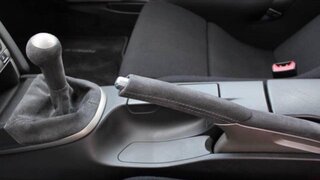 Handbremshebel komplett Alcantara schwarz