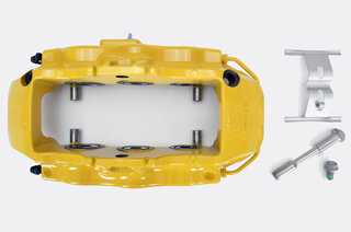 Caliper front left 997-1 Turbo -09 /997-2 Turbo 10-, (PCCB)