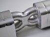 Sport-Endschalldämpfer 991 12- "BROMBACHER", 4x90mm Endrohre EXPORT