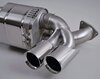 Sport-Endschalldämpfer 991 12- "BROMBACHER", 4x90mm Endrohre EXPORT