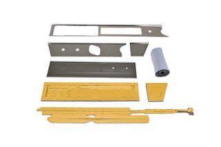 Dashboard Trim Set 911/ 912 - only 1969 - Black - Basket Weave Vinyl - Left Hand Drive