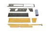 Dashboard Trim Set 911/ 912 - only 1969 - Black - Basket Weave Vinyl - Left Hand Drive