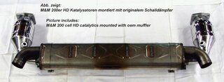 Sportcatalytic 100 cells Kit 997.2TT for OEM muffler
