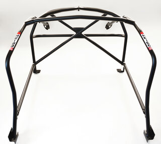 Roll Cage 987.1 and 987.2 Cayman - Steel - Weld-in - X-Diagonal + V Strut Roof Bar + Harness Bar