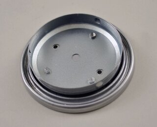 Hub cap silver metallic