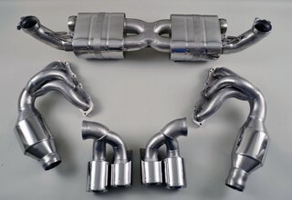 Sport Exhaust System 991.1 C2 / C4 - 3.4 L - Brombacher Edition - 200 Cell Cats