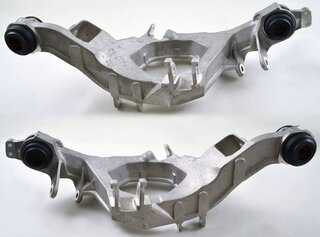 Rear Suspension Subframe Side Panel Set 993 - Sport Rubber Bushings - Left + Right