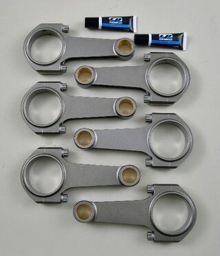Carrillo Connecting Rod Set 996 TT + GT2  / 997 TT + GT2 + GT3 - Short - 23mm Wrist-Pin