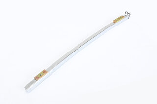 Door glass frame chrome guide left rear