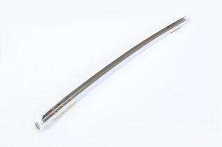 Door glass frame chrome guide left rear