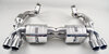 Ligne d'échappt.sport 991 3,8L 12 "BROMBACHER", 200 cellules "HD", 4 sorties Ø90mm Soundversion