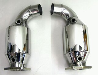 Sport Catalytic Set 997.1 GT2 / 997.2 GT2 RS - 100 Cell Tri-Metallic - For Original Exhaust