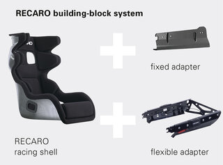 P 1300 GT Sitz Carbon FIA Perlonvelours Schwarz nur für GT-Fahrzeuge