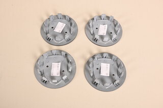 Center cap set (set of 4) black crest coloured for Wheel-and-tyre set 20-Zoll Sort Classic II