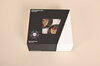 Center cap set (set of 4) black crest coloured for Wheel-and-tyre set 20-Zoll Sort Classic II